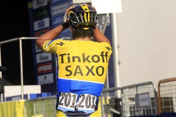 Alberto Contador (Tinkoff-Saxo) wins stage 5 of Tirreno-Adriatico