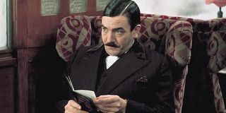 Albert Finney as Hercule Poirot in Murder on the Orient Express