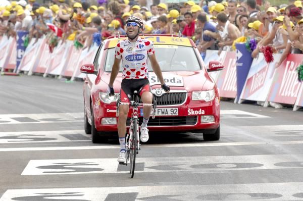 J&eacute;r&ocirc;me Pineau (Quick Step) has been one of the most attacking riders in the Tour's first week