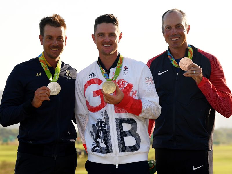 Men&#039;s Olympic golf medallists