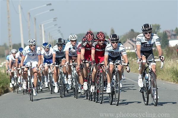 Saxo Bank-Sungard at the head of the peloton.