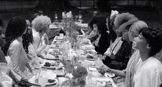 Beyonce dining with other women