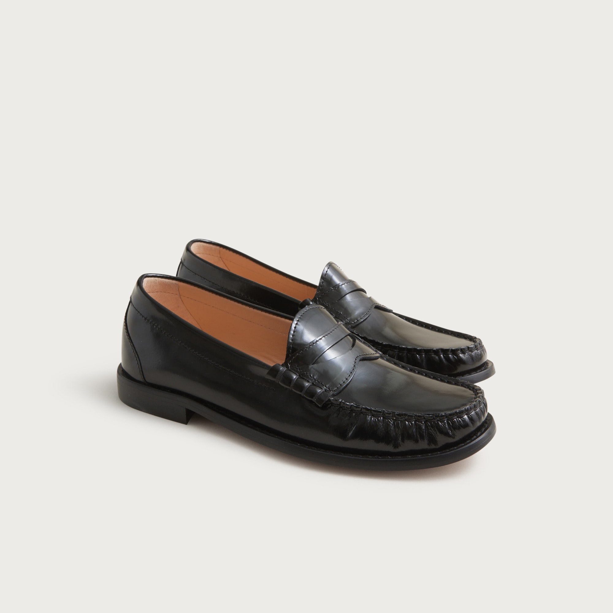 New Winona Penny Loafers in Italian Spazzolato Leather