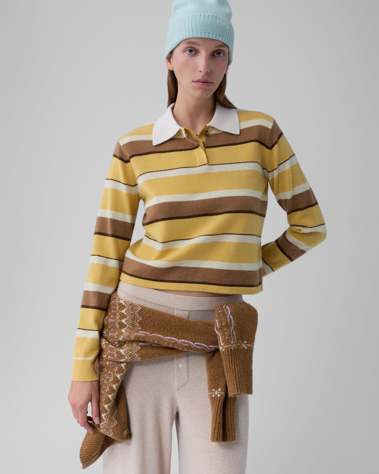 Cropped Stripe Rugby - Sole Combo