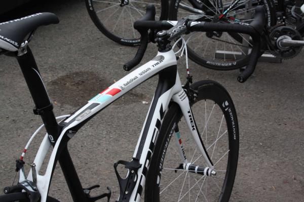 Fabian Cancellara's personalised Trek Domane.