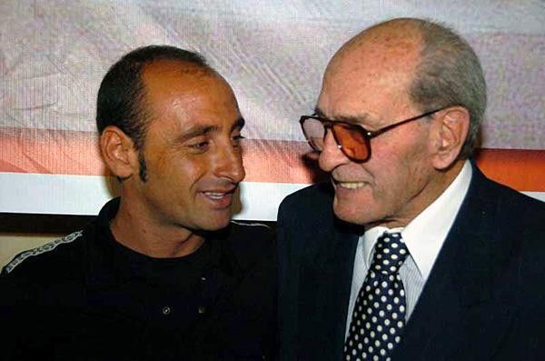 Paolo Bettini and Martini during awards
