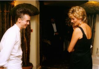 Gary Rhodes meeting Princess Diana in 1995