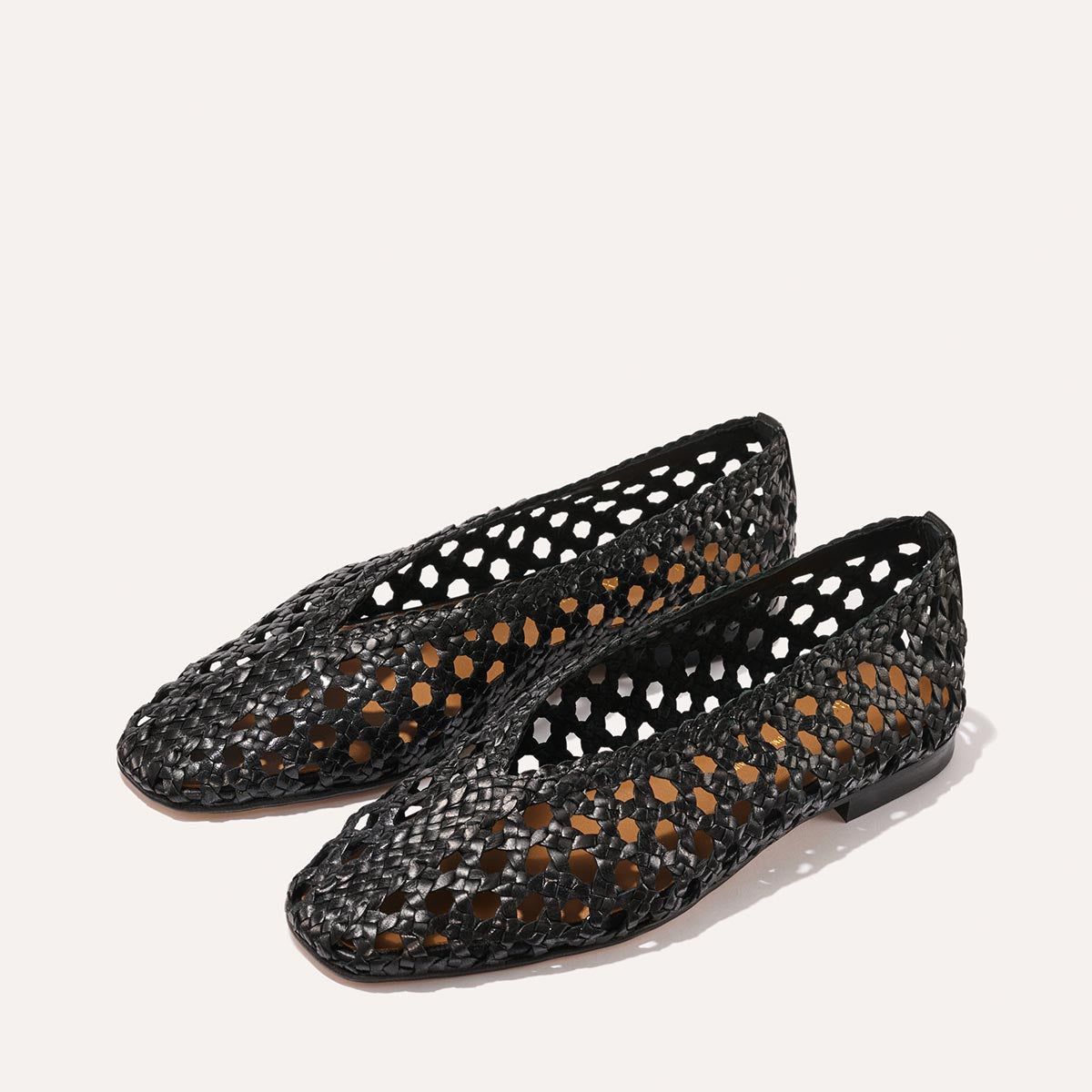 The Woven Paz - Black Woven Leather