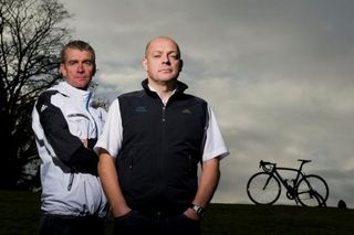 The masterminds behind Team Sky: Sean Yates (l) and Dave Brailsford.