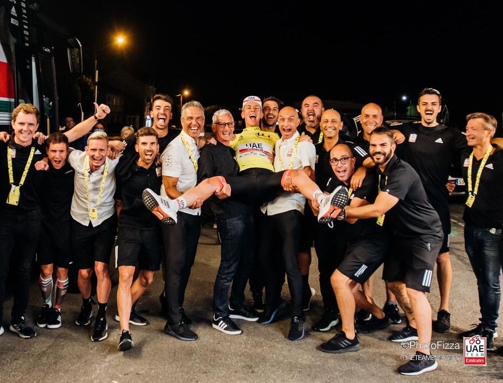 UAE Team Emirates Pogacar Gianetti Peiper Matxin Tour de France 2020