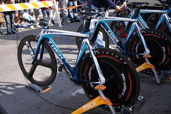 Trek claims that the Equinox TTX frames it supplies to Astana are some of the most aerodynamic around, even besting the performance of some perennial favorites.