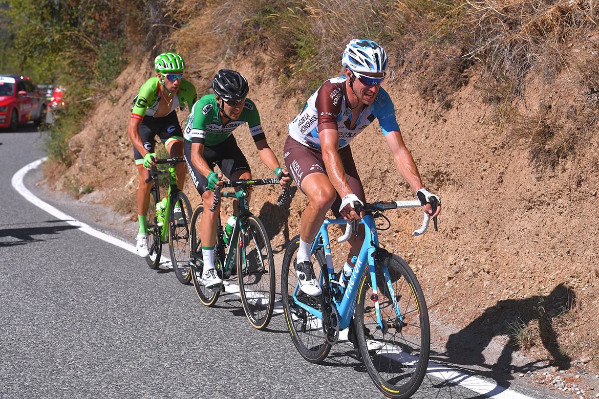 Alexandre Geniez, Fabricio Ferrari and Davide Villella on the move at the Vuelta a Espa&ntilde;a