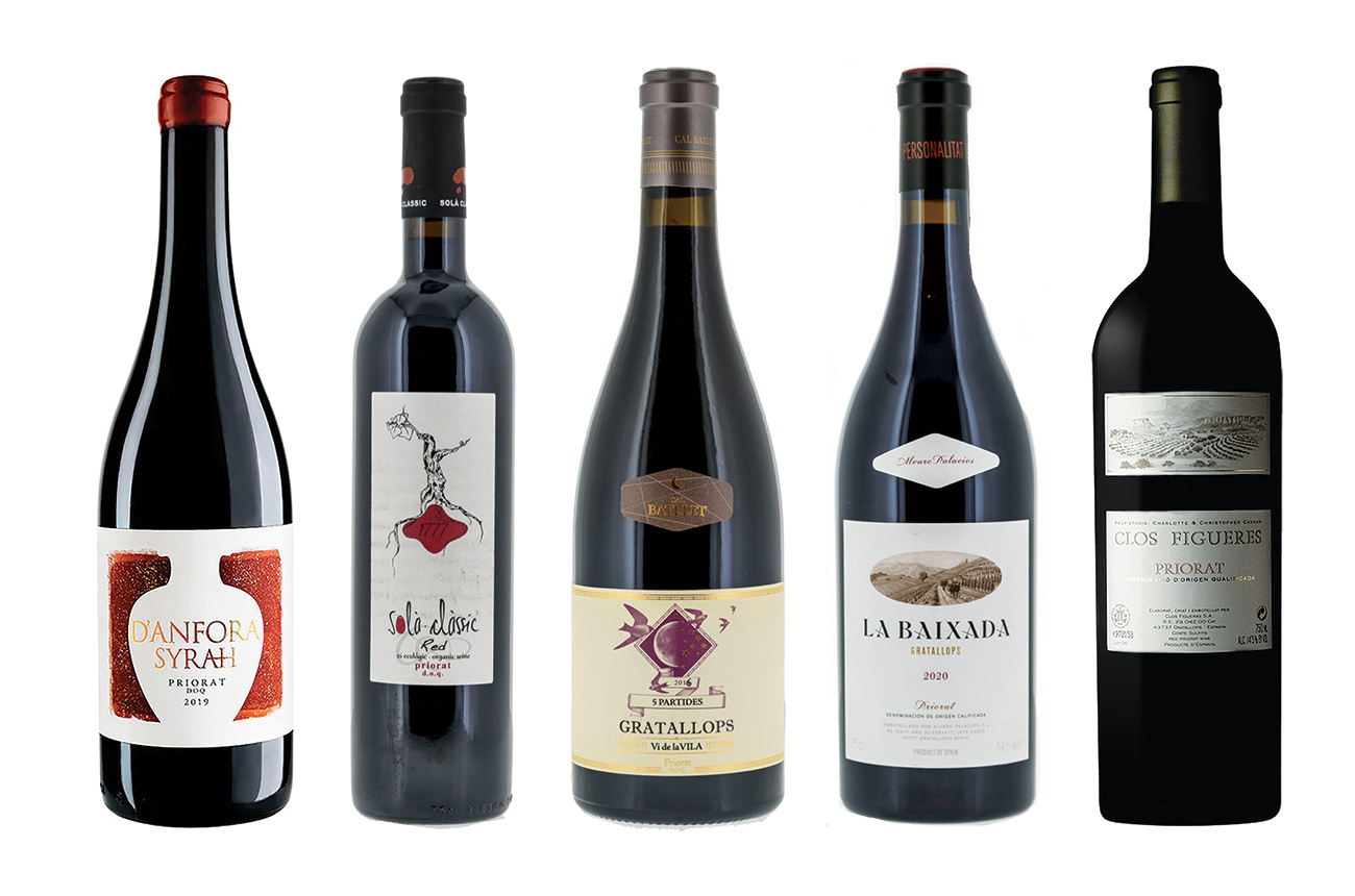 Priorat red wines