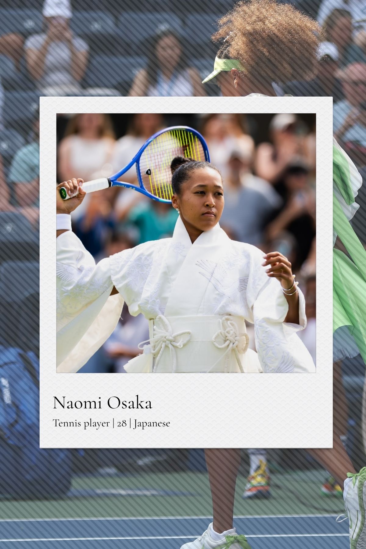 Tennis player Naomi Osaka