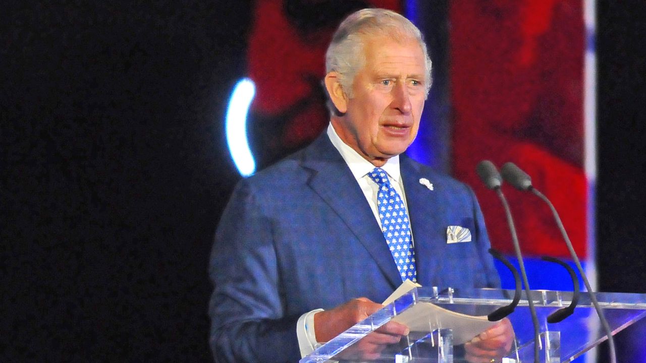 Prince Charles delivering a speech for the Queen&#039;s Jubilee celebrations 2022