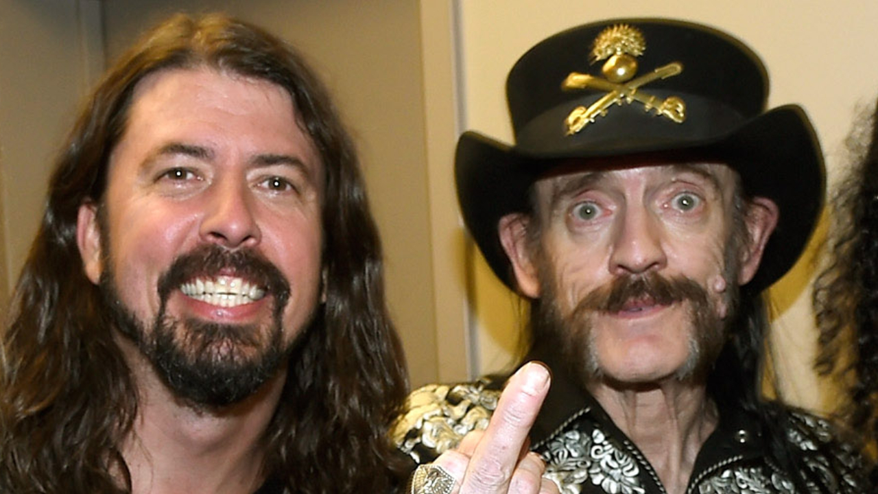 Dave Grohl and Lemmy Kilmister together in 2015