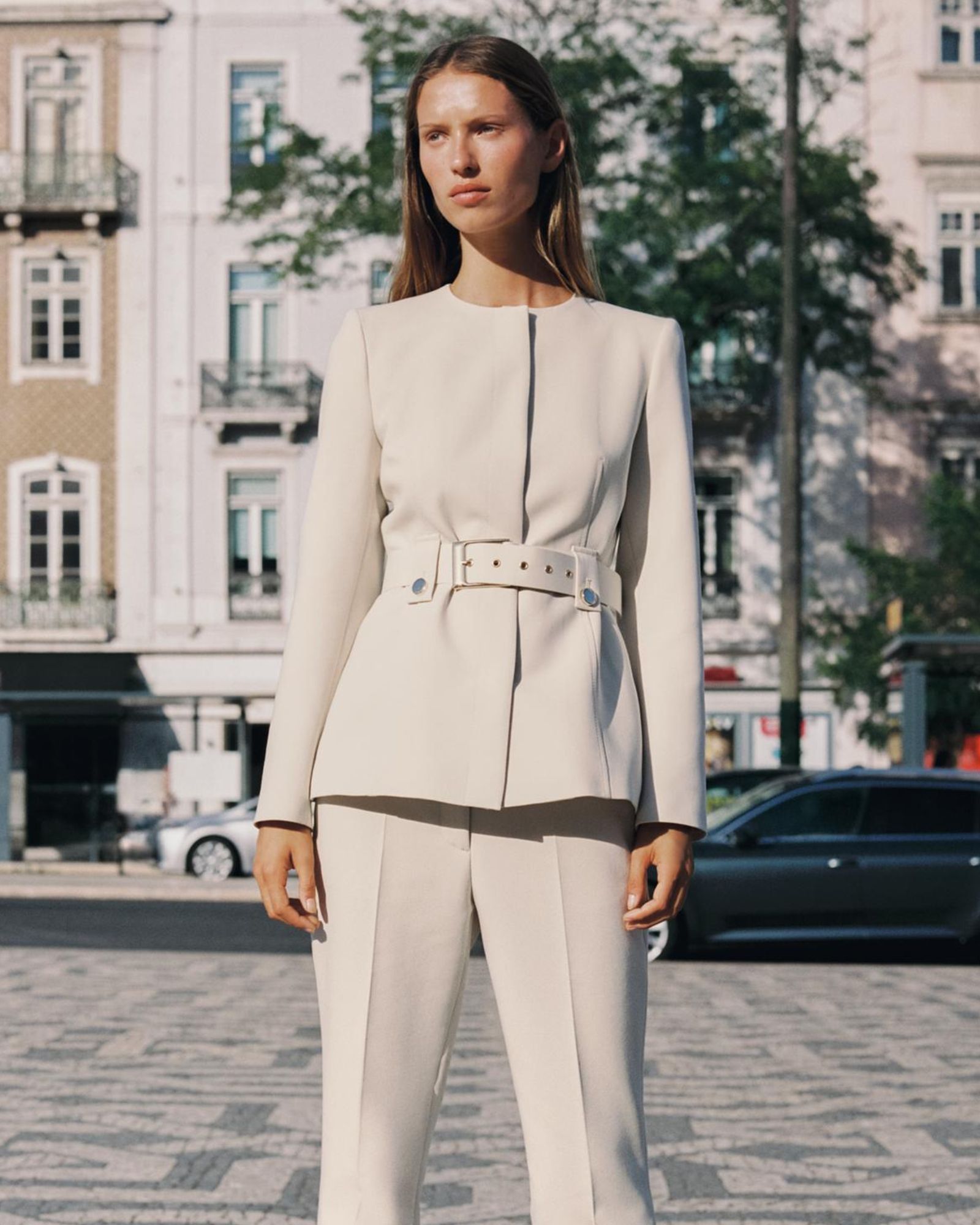 Zara Fitted Blazer with Belt