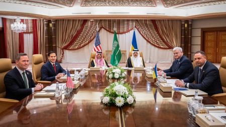 U.S. and Ukrainian delegations negotiate ceasefire in Jeddah, Saudi Arabia