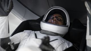 Sian Proctor trains for her role as pilot of a SpaceX Crew Dragon for the upcoming Inspiration4 private space mission.