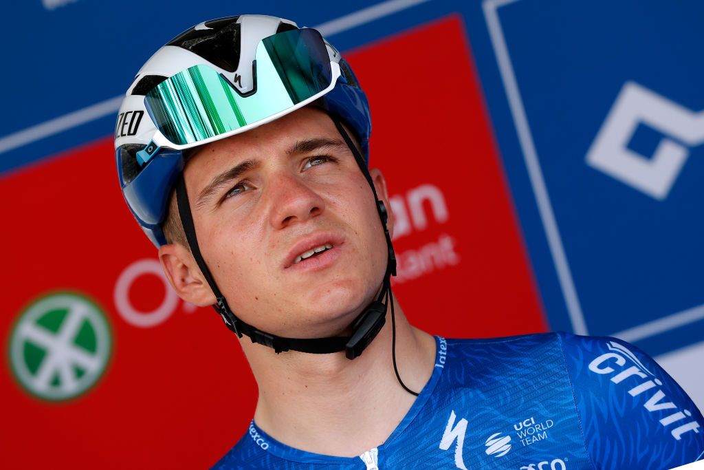 MAARKEDAL BELGIUM JUNE 09 Remco Evenepoel of Belgium and Team Deceuninck QuickStep at start during the 90th Baloise Belgium Tour 2021 Stage 1 a 1753km stage from Beveren to Maarkedal baloisebelgiumtour on June 09 2021 in Maarkedal Belgium Photo by Bas CzerwinskiGetty Images