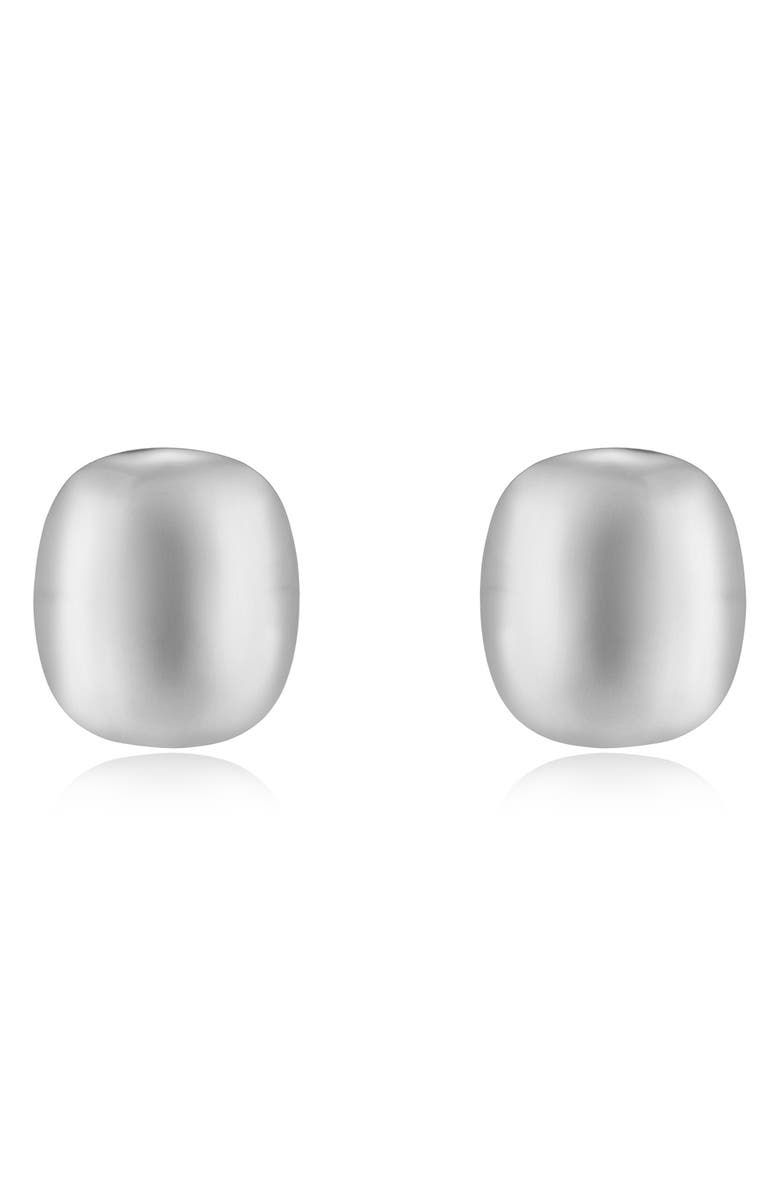 Minimalist Curved Square Drop Earrings