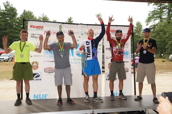 Singlespeed men's Hampshire 100 podium