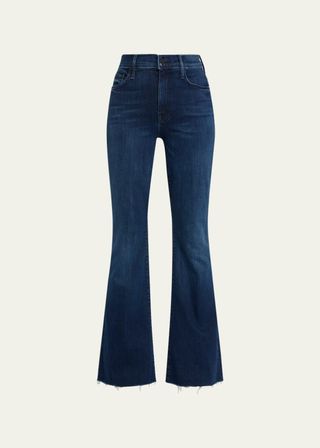 The Weekender Frayed Flare Jeans