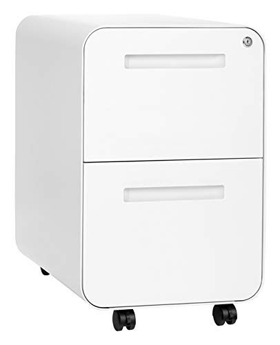 Laura Davidson 2-Drawer Mobile File Cabinet With Lock
