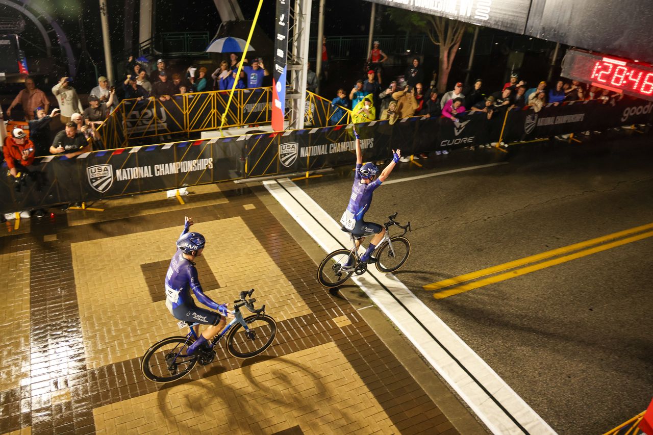 Stephen Bassett and Brendan Rhim 1-2 the 2024 pro criterium championships for Project Echelon