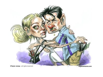 Lohan and Sheen: A high-minded match