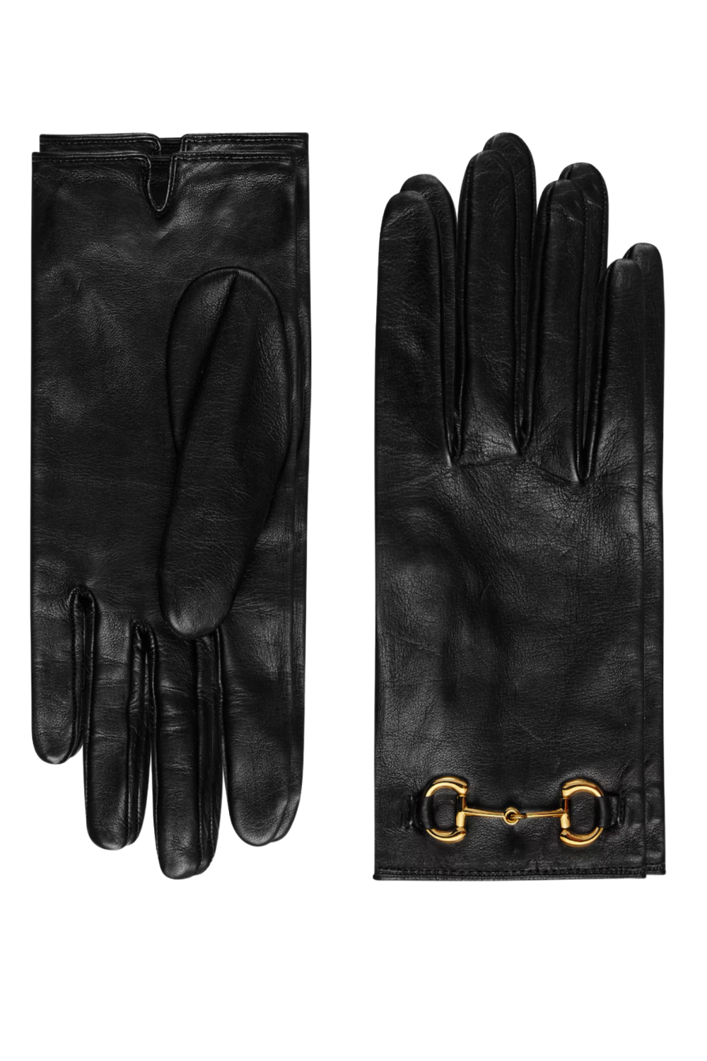 Leather Gloves With Horsebit