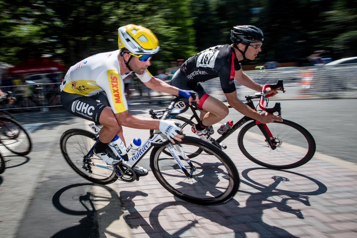 Hilton Clarke (UnitedHealthcare) in the field before making the break
