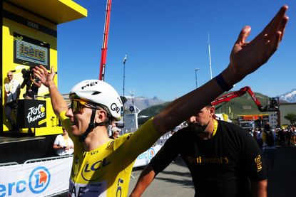 Tadej Pogačar on stage 19 of the 2026 Tour de France