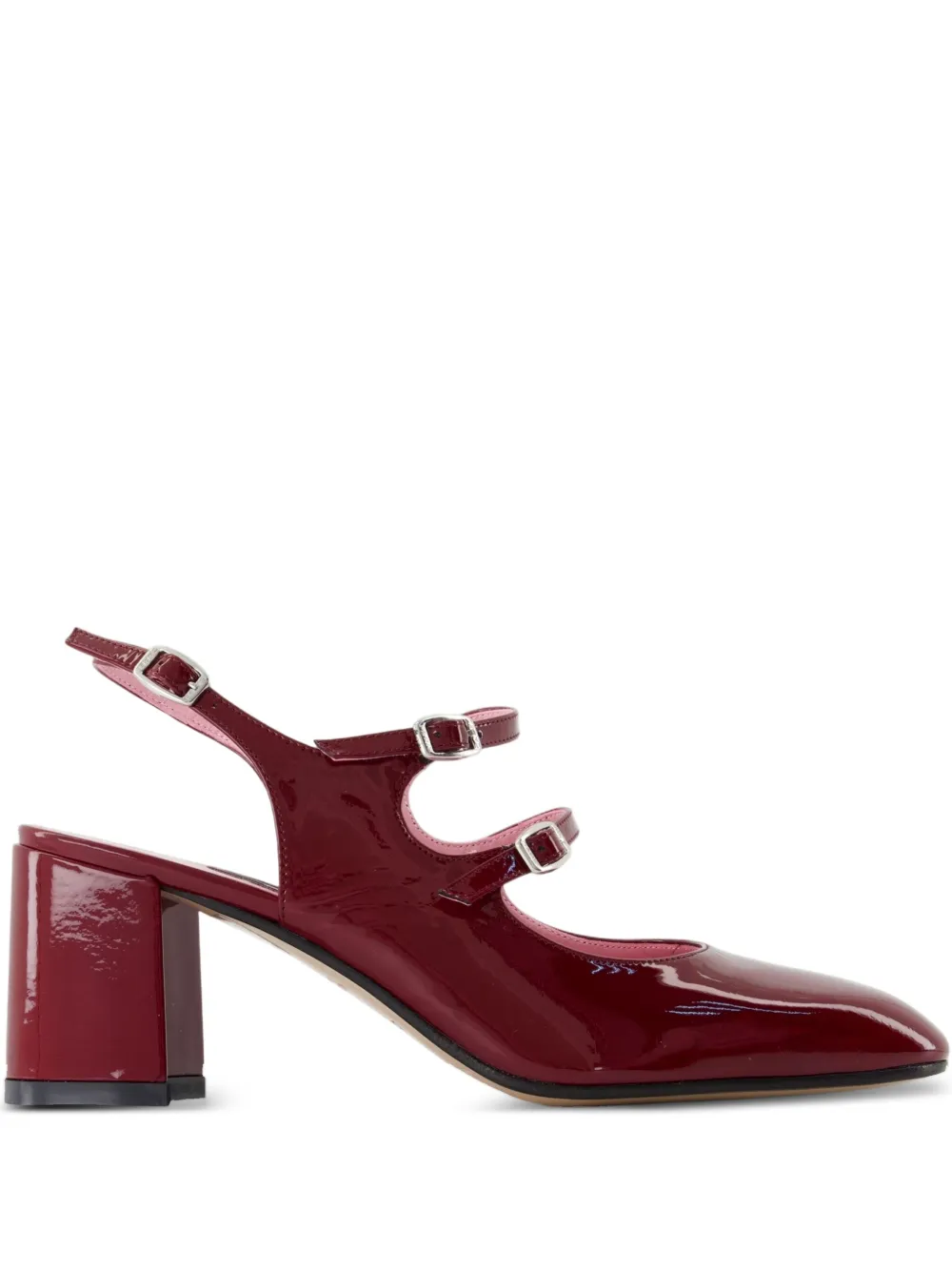 Carel Paris 50mm Banana Patent-Leather Buckle Pumps | 37