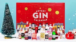 24 bottles of gin are housed in this advent calendar
