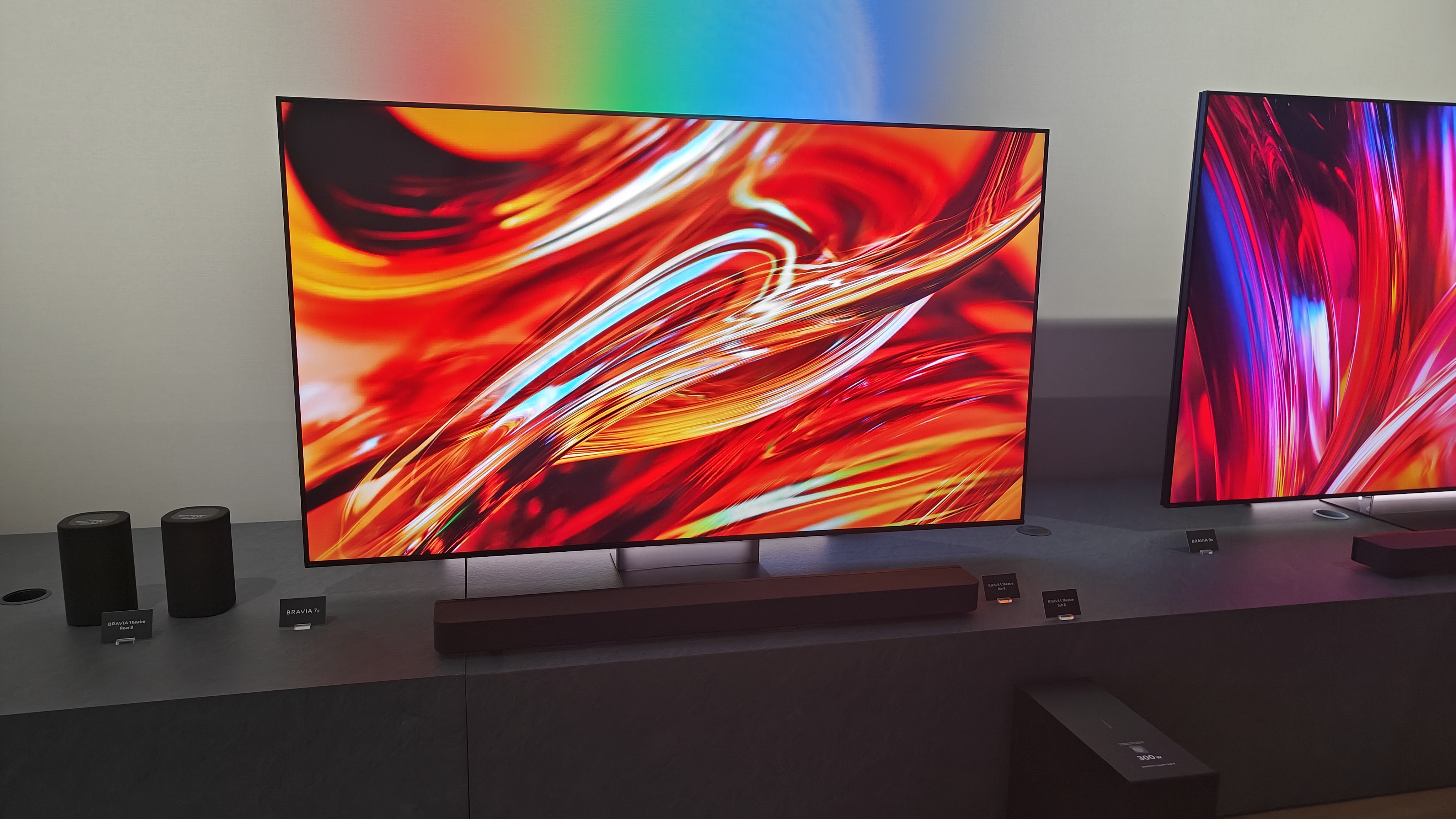 Sony Bravia 7 II on a black table.