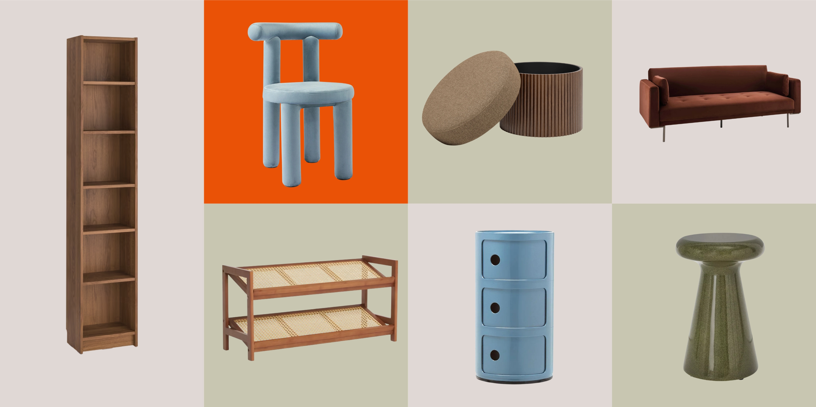 Product Grid with furniture for small spaces