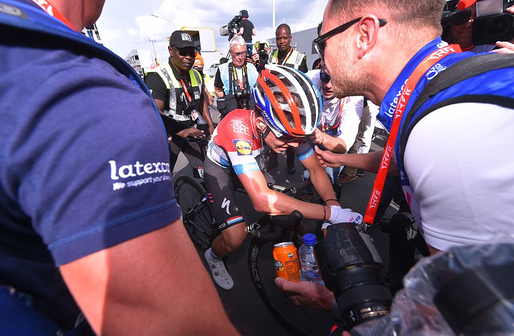 Bob Jungels (Quick-Step Floors) wins Liege-Bastogne-Liege