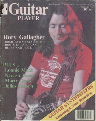 March 1978 issue of Guitar Player featuring Rory Gallagher as cover star