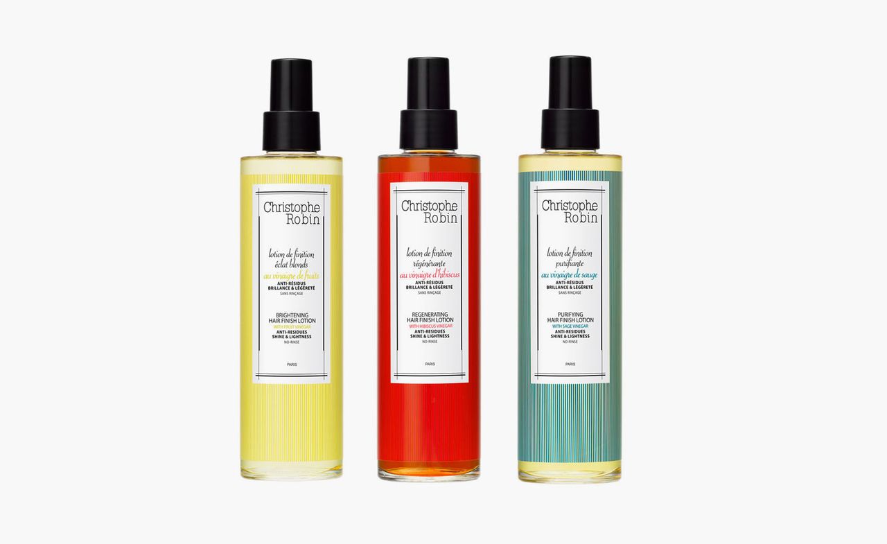 Christophe Robin uses the simple and multi-tasking ingredient vinegar for his latest hair finishing products