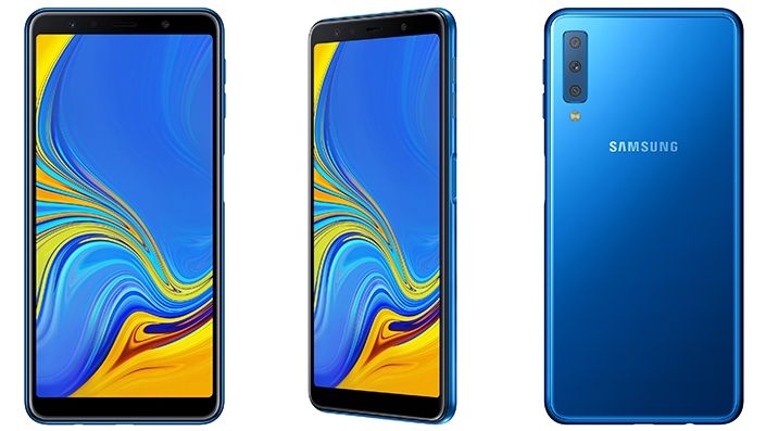 Samsung’s first phone with a triple-lens camera is the Galaxy A7 2018 ...