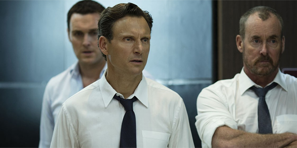 The Belko Experiment Tony Goldwyn John C McGinley look angry