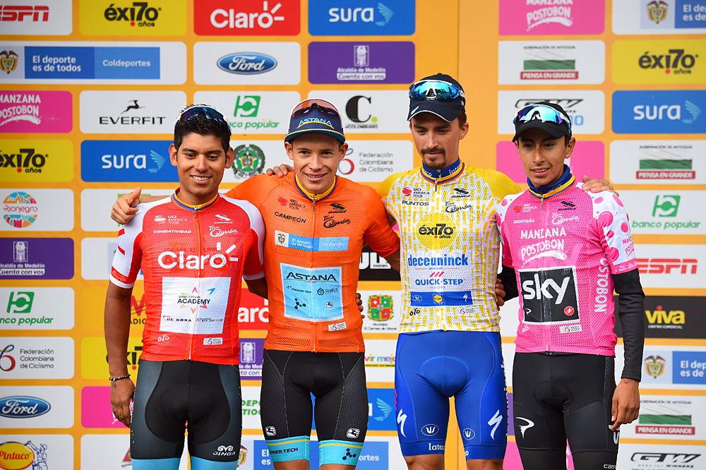 The jersey winners at Tour Colombia