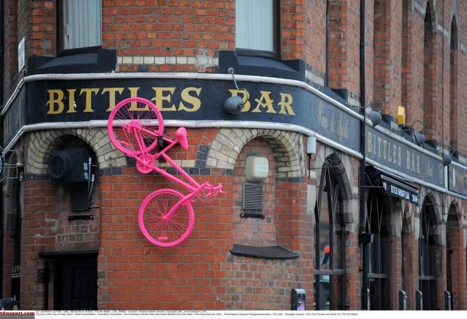 Every pub in Belfast is celebrating the Giro d'Italia