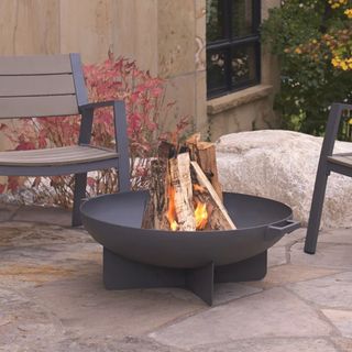 Anson Wood Burning Fire Pit by Real Flame