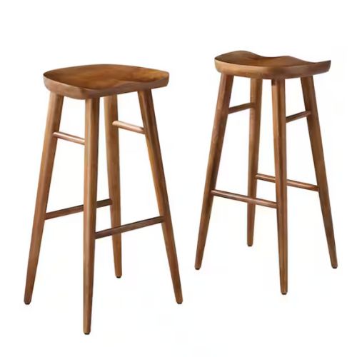 Home Depot, Walnut Backless Wood Bar Stools