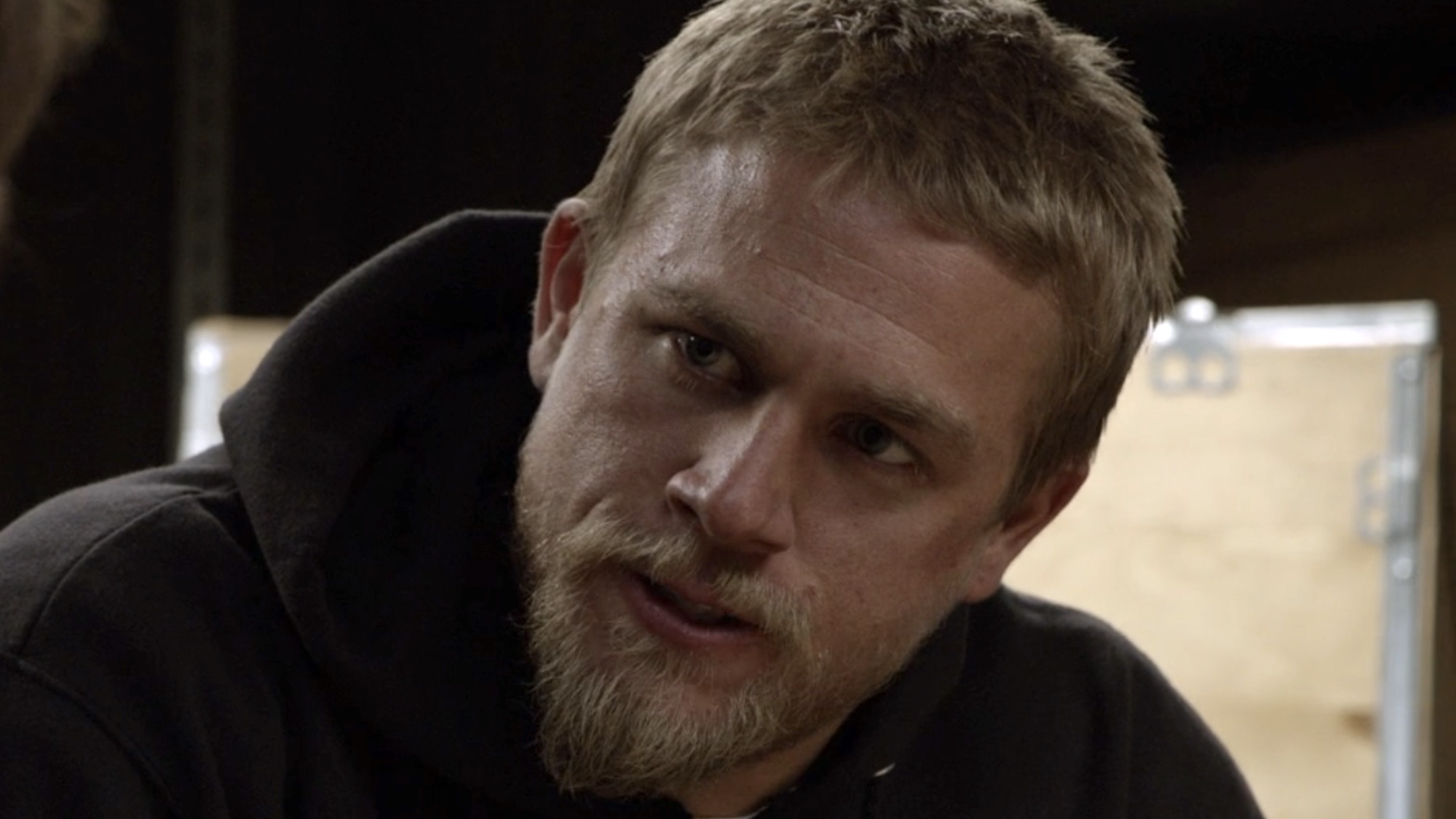 Jax angrily talking to Rat Boy in Sons of Anarchy Season 4