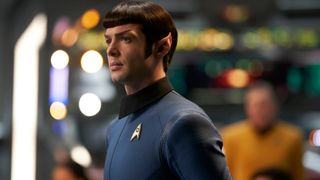 Ethan Peck as Spock of the CBS All Access series "Star Trek: Discovery."
