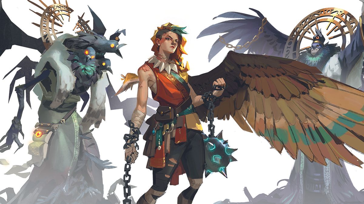 Projeto de design de personagem chamado Yona, onde humanos são transformados em pássaros em culto misterioso