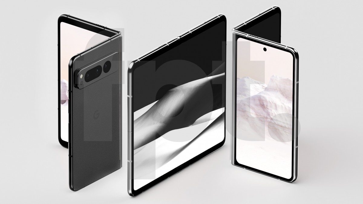 Unofficial renders of the Google Pixel Fold